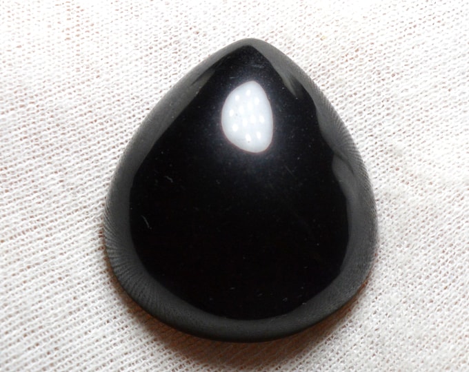 Obsidian 76 carats - natural stone cabochon - Mexico / FC32