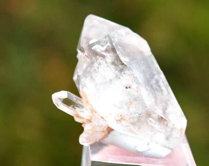 Bi-terminated Smoky Quartz 18 grams - Goboboseb Mountains, Brandberg Area, Dâures Constituency, Erongo Region, Namibia