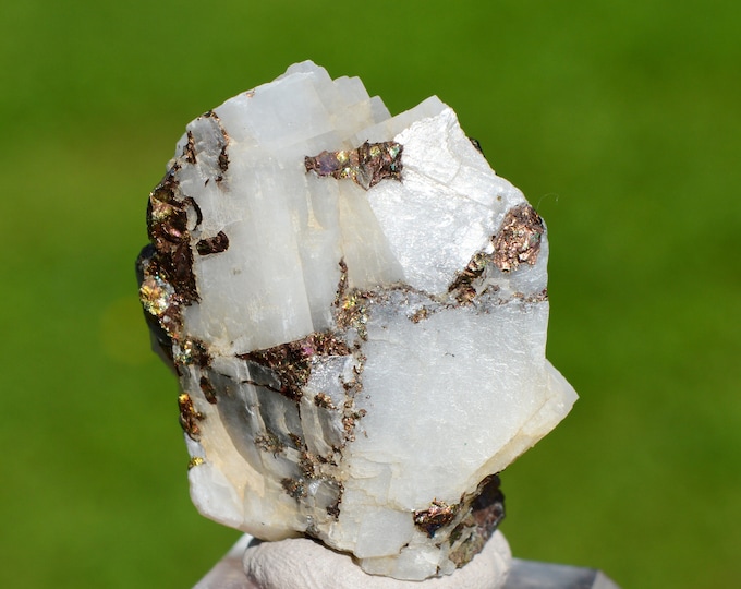 Chalcopyrite & Calcite 54 grams - Kamoya South II Mine, Kamoya, Kambove, Kambove Territory, Haut-Katanga, DR Congo