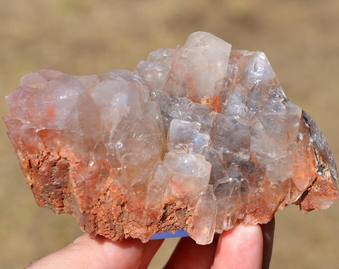 Calcite & Hematite 308 grams - Fengjiashan Mine, Daye Co., Huangshi, Hubei, China