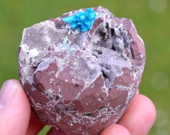 Cavansite & Chalcedony 137 grams - Wagholi Quarries, Wagholi, Pune District, Maharashtra, India