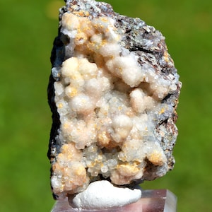 Amethyst & Calcite 148 grams - Capurru Quarry, Osilo, Sassari Province, Sardinia, Italy