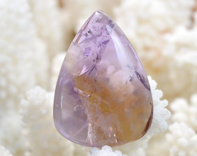 Amétrine 76 carats - cabochon pierre naturelle - Bolivie // DL33