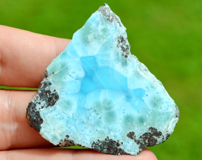 Pectolite var. Larimar 35 grams - Filipinas Larimar Mine, Los Checheses, Sierra de Baoruco, Barahona Province, Dominican Republic