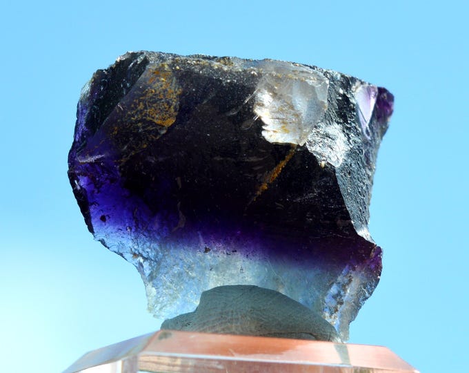 Fluorite 31 grams - Boltry quarry, Seilles, Andenne, Namur, Wallonia, Belgium