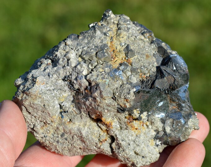 Pyrite & Hematite 568 grams - Rio Marina, Rio, Livorno Province, Tuscany, Italy