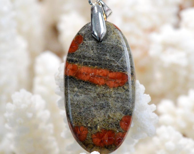 Peanut Obsidian 32 Carat - Natural Stone Cabochon Pendant - Mexico / GB68