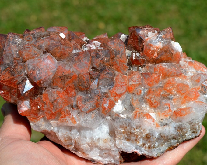 Hematoid Quartz 2210 grams - Aouli, Mibladen, Aït Oufella Caïdat, Midelt Cercle, Midelt Province, Drâa-Tafilalet Region, Morocco