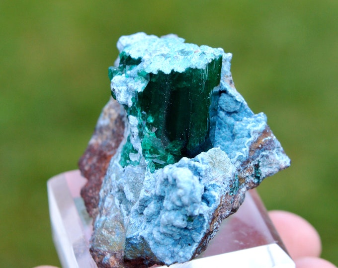 Dioptase & Plancheite 69 grams - Tantara Mine, Shinkolobwe, Kambove District, Haut-Katanga, DR Congo
