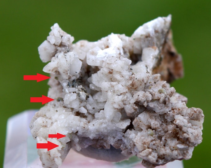 Donnayite-(Y) & Calcite 11 grams - Poudrette quarry, Mont Saint-Hilaire, La Vallée-du-Richelieu RCM, Montérégie, Quebec, Canada