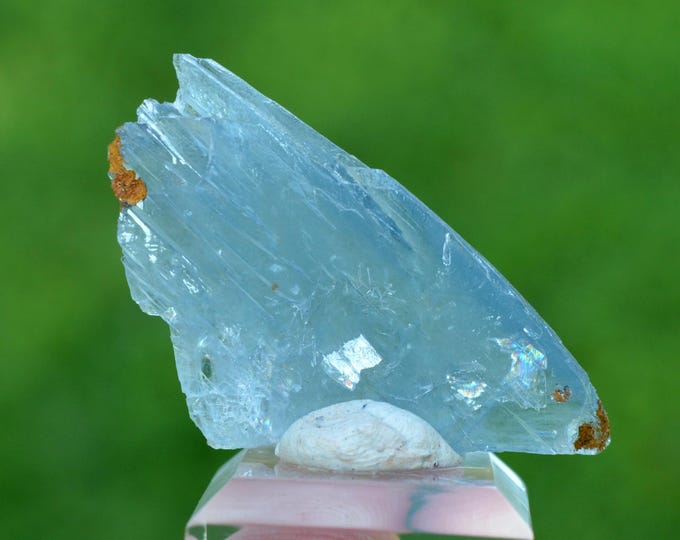 Blue barite 23 grams - Djebel Ouichane, Circle of Guelaia, Province of Nador, Oriental Region, Morocco