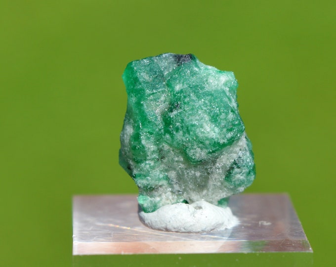 Beryl var. Emerald 8.9 carats - Gujar Killi Emerald Deposit, Shangla District, Khyber Pakhtunkhwa Province, Pakistan
