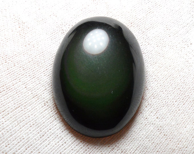 Obsidian 81 carats - natural stone cabochon - Mexico / FC27