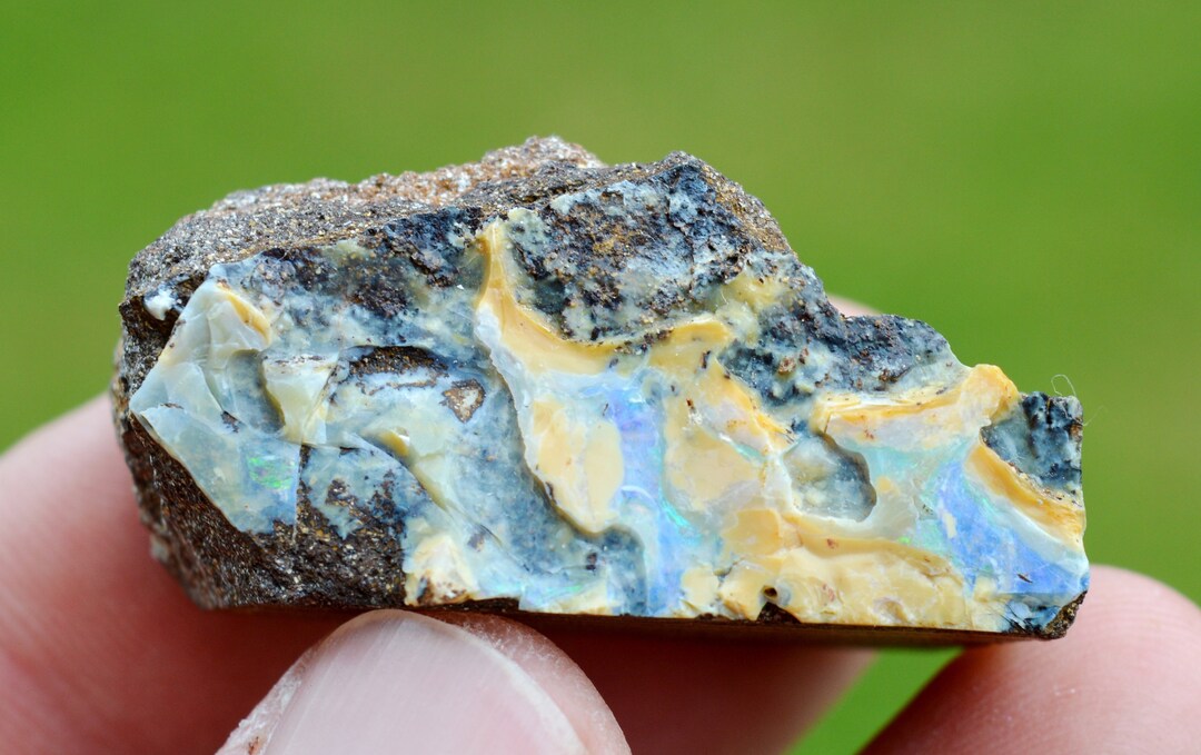 Opale Brute (boulder) Du Queensland - 51.90 Carats, Idéal Pour Collection Ou Cadeau