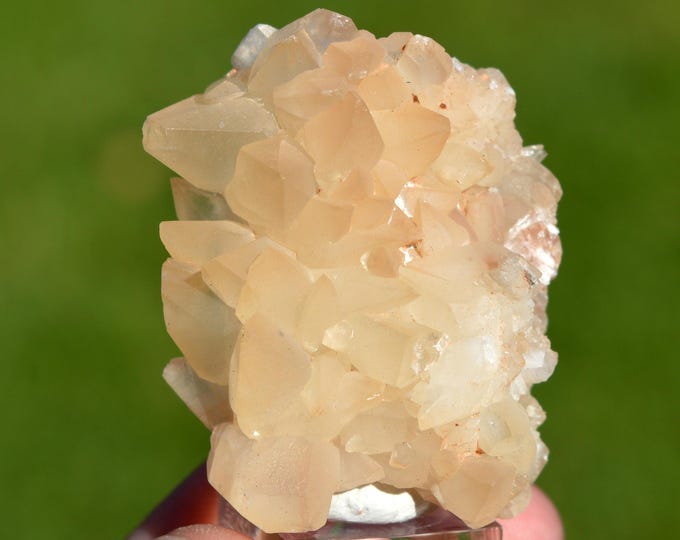 Calcite 50 grams - Limestone quarry, Limont-Fontaine, Maubeuge, Avesnes-sur-Helpe, Nord, Hauts-de-France, France