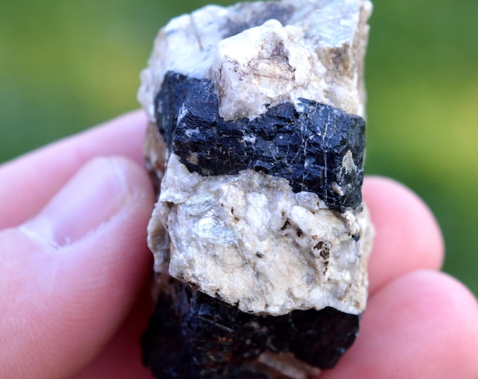 Tourmaline schorl & Mica 62 grams - Cauterets-Panticosa plutonic complex, Gavarnie, France