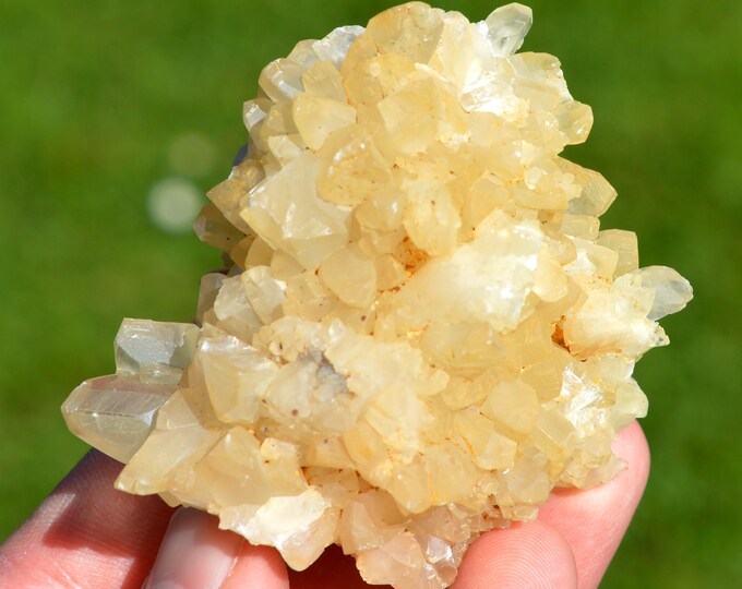 Calcite 166 grams - Limestone quarry, Limont-Fontaine, Maubeuge, Avesnes-sur-Helpe, Nord, Hauts-de-France, France