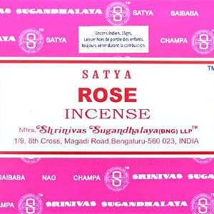 Incense - Satya - Rose Fragrance - One box