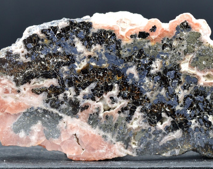 Rhodochrosite & Galena Blend - 116 grams - Huachocolpa District, Huancavelica Province, Huancavelica, Peru
