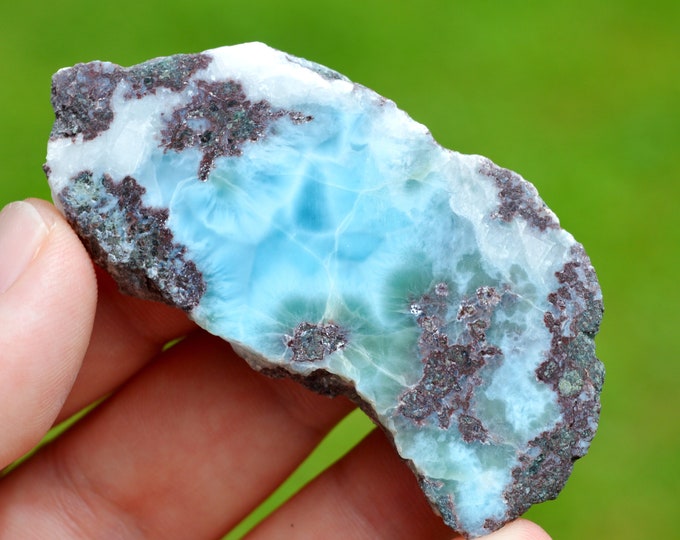 Pectolite var. Larimar 41 grams - Filipinas Larimar Mine, Los Checheses, Sierra de Baoruco, Barahona Province, Dominican Republic