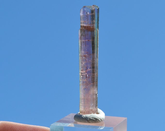 Tourmaline var. Elbaite 2.5 grams - Himalaya Mine, Gem Hill, Mesa Grande Mining District, San Diego County, California, USA