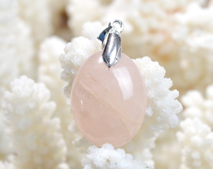 Morganite 29 carats - pendentif cabochon pierre naturelle - Pakistan / EI39