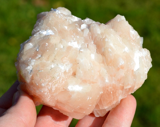 Stilbite & Laumontite 315 grams - Nashik District, Nashik Division, Maharashtra, India