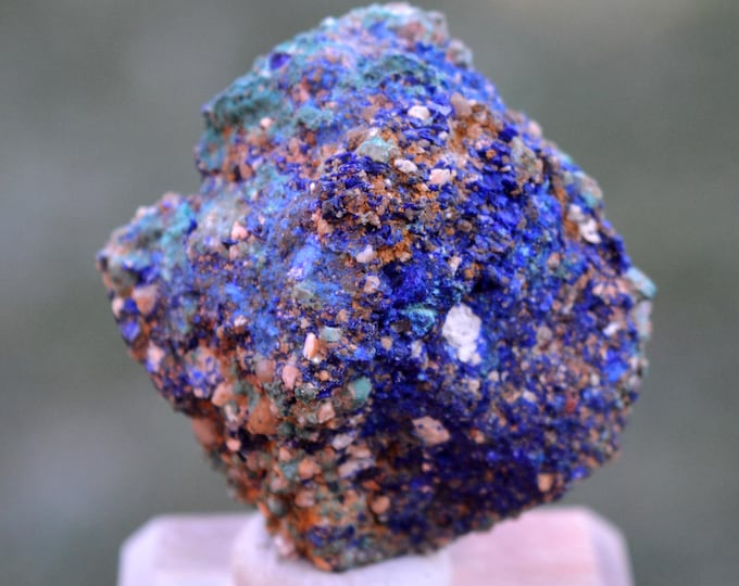 Azurite 59 grams - Chessy-les-Mines, Villefranche, Rhône, Auvergne-Rhône-Alpes, France
