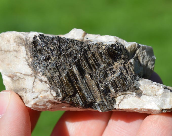Tourmaline Schorl 143 grams - Saint-Chély-d'Apcher, Mende, Lozère, Occitanie, France