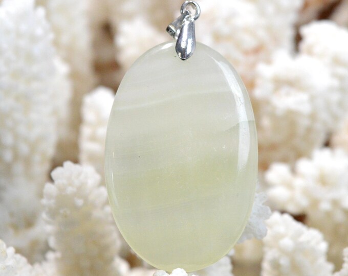 Fluorite 53 carats - pendentif cabochon pierre naturelle - Afghanistan / GB5