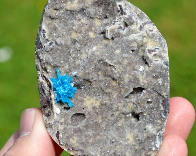 Cavansite & Chalcedony 226 grams - Wagholi Quarries, Wagholi, Pune District, Maharashtra, India