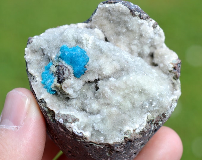 Cavansite & Chalcedony 167 grams - Wagholi Quarries, Wagholi, Pune District, Maharashtra, India