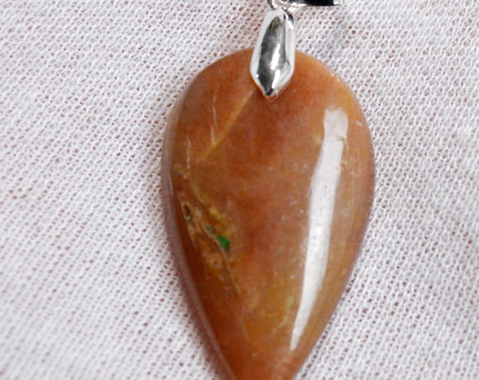 Pierre de soleil 40 carats - pendentif cabochon pierre naturelle - Inde / FQ68