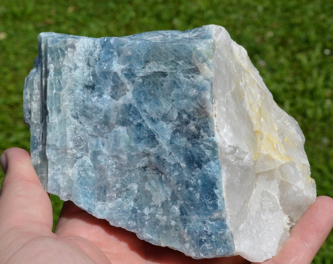 Beryl var. Aquamarine & Quartz 920 grams - Minas Gerais, Brazil