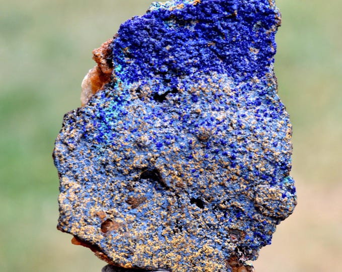 Malachite & Azurite 101 grams - Touissit, Touissit-Bou Beker mining district, Jerada Province, Oriental Region, Morocco