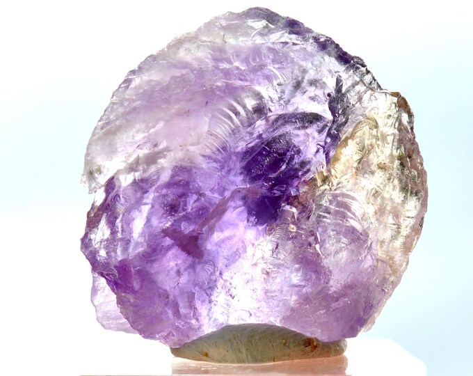 Quartz var. Ametrine 12 grams - Anahi Mine, Puerto Suárez Municipality, Germán Busch Province, Santa Cruz, Bolivia