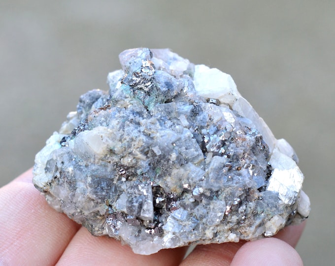 Carrollite calcite - 83 grams - Kamoto, Kolwezi mining district, Lualaba, DR Congo