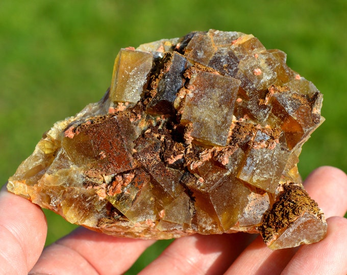 Fluorite 344 grams - Sidi Ayed, Boulemane Caïdat, Boulemane Circle, Boulemane Province, Fez-Meknes Region, Morocco