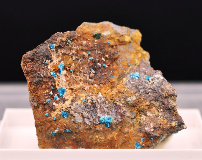 Rare Sampleite on Limonite - 60 grams - La Farola Mine, Atacama, Chile