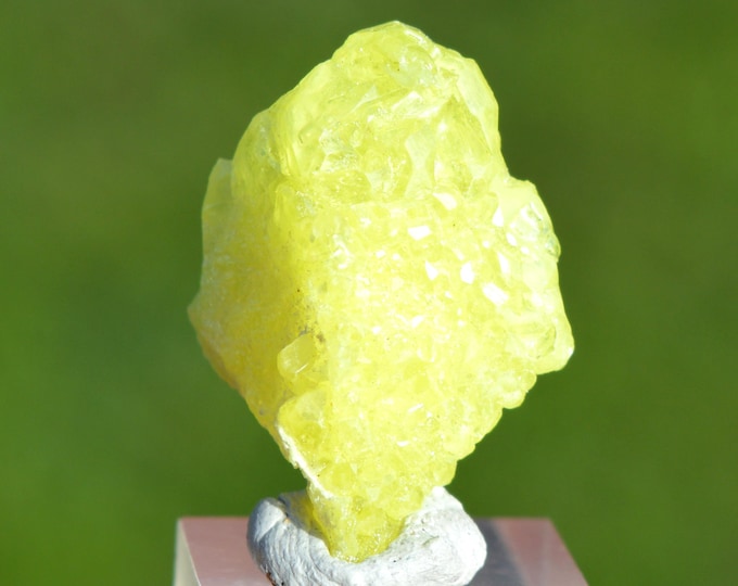 Native sulfur 2.1 grams - El Marmol, San Felipe Municipality, Baja California, Mexico