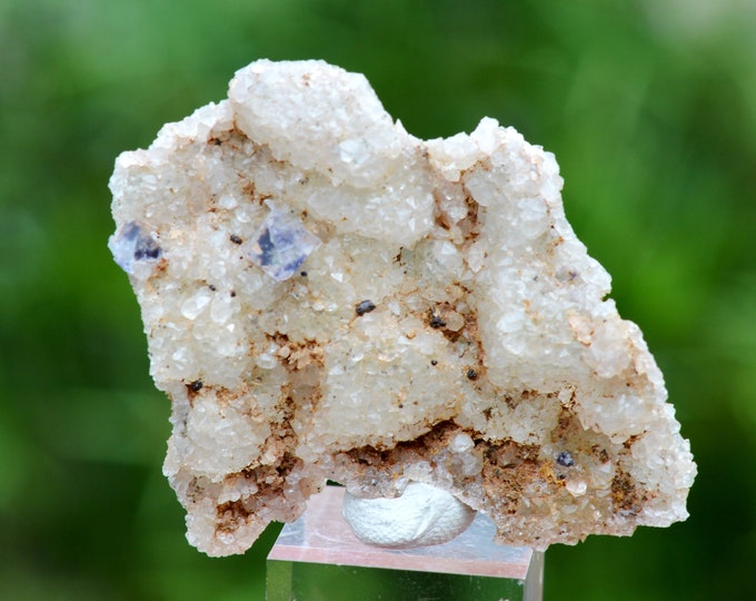 Fluorite & Quartz 6 grams - Valzergues, Villefranche-de-Rouergue, Aveyron, Occitanie, France