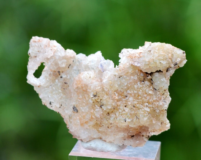 Quartz perimorphosis calcite 3.2 grams - Valzergues, Villefranche-de-Rouergue, Aveyron, Occitanie, France