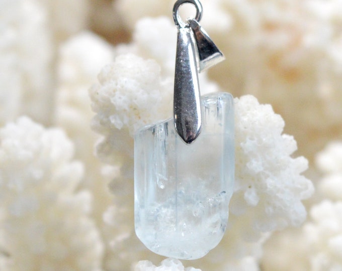 Aigue marine 20 carats - pendentif pierre naturelle - Pakistan / FA93