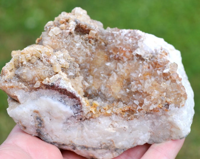 Hematoid Quartz & Fluorite 670 grams - L'Argentolle, Saône-et-Loire, France