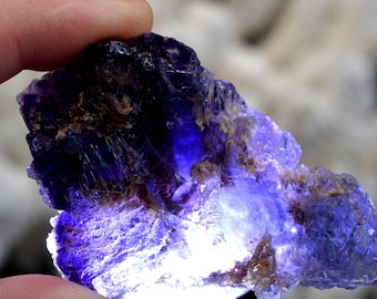 Fluorite 93 grams - Seilles, Andenne, Namur, Wallonia, Belgium