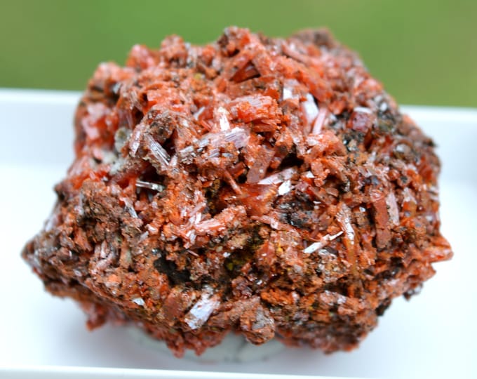 Crocoite 65 grams - Dundas mineral field, Zeehan District, West Coast municipality, Tasmania, Australia
