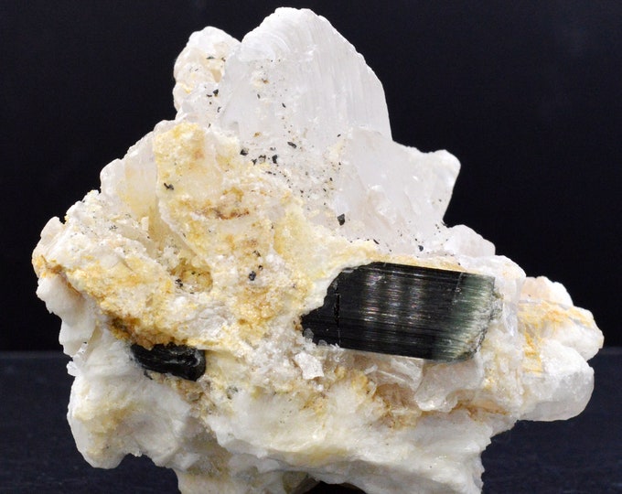 Tourmaline & Gypsum 215 grams - Brumado, Bahia, Brazil