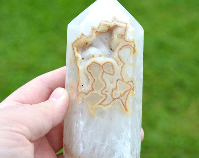 Obelisk - Agate 504 grams - Brazil