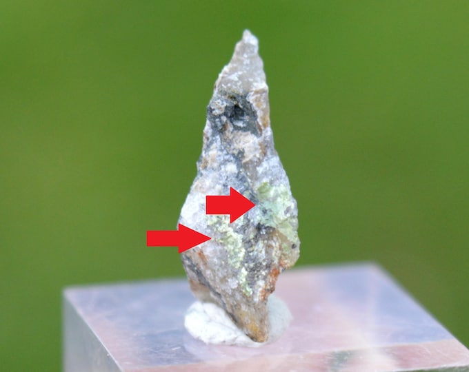 Sincosite 0.65 grams - Union Carbide Mine, Wilson Springs, Garland County, Arkansas, USA