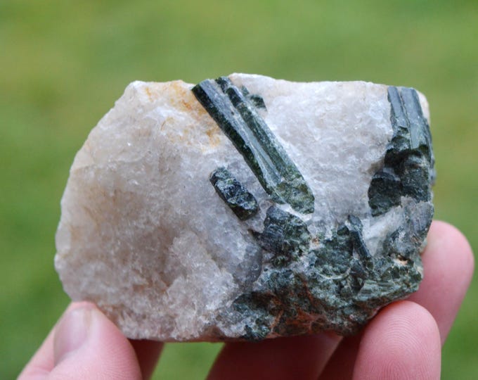 Tourmaline var. Elbaite & Quartz 252 grams - Buranga pegmatite, Muhororo, Ngororero District, Western Province, Rwanda